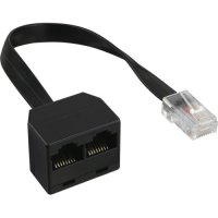 Verteiler 1x RJ45 St an 2x RJ45 Bu