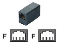 Netzwerk Kupplung 2x RJ 45 1:1