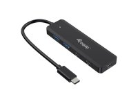 EQUIP USB-C 4-Port USB 3.2 Gen 1 Hub, USB-C x 2, USB-A x 2