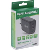 InLine&reg; USB Ladeger&auml;t 3-Port, Dual USB-C +...